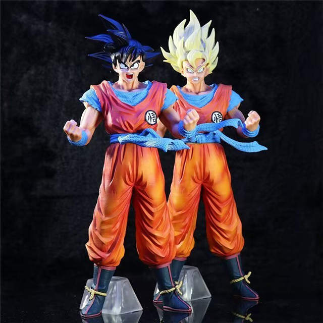 DBZ Goku Saiyan Two Heads Figure VAC08716